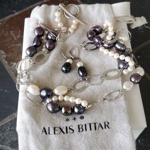 Alexis Bittar necklace and earring set
